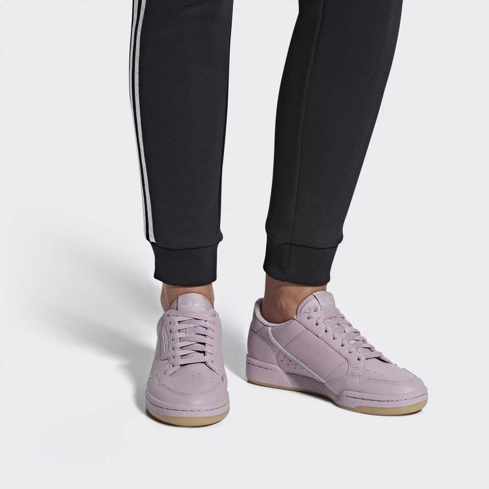 Adidas Continental 80 Tenis Morados Para Mujer (MX-50508)